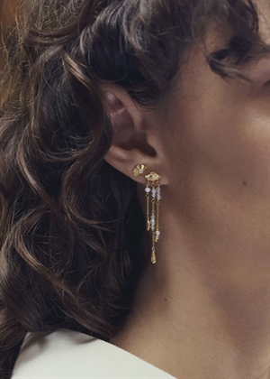 Fantine earrings Forgyldt Maanesten 